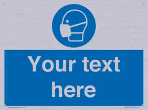 Custom Face Mask Sign